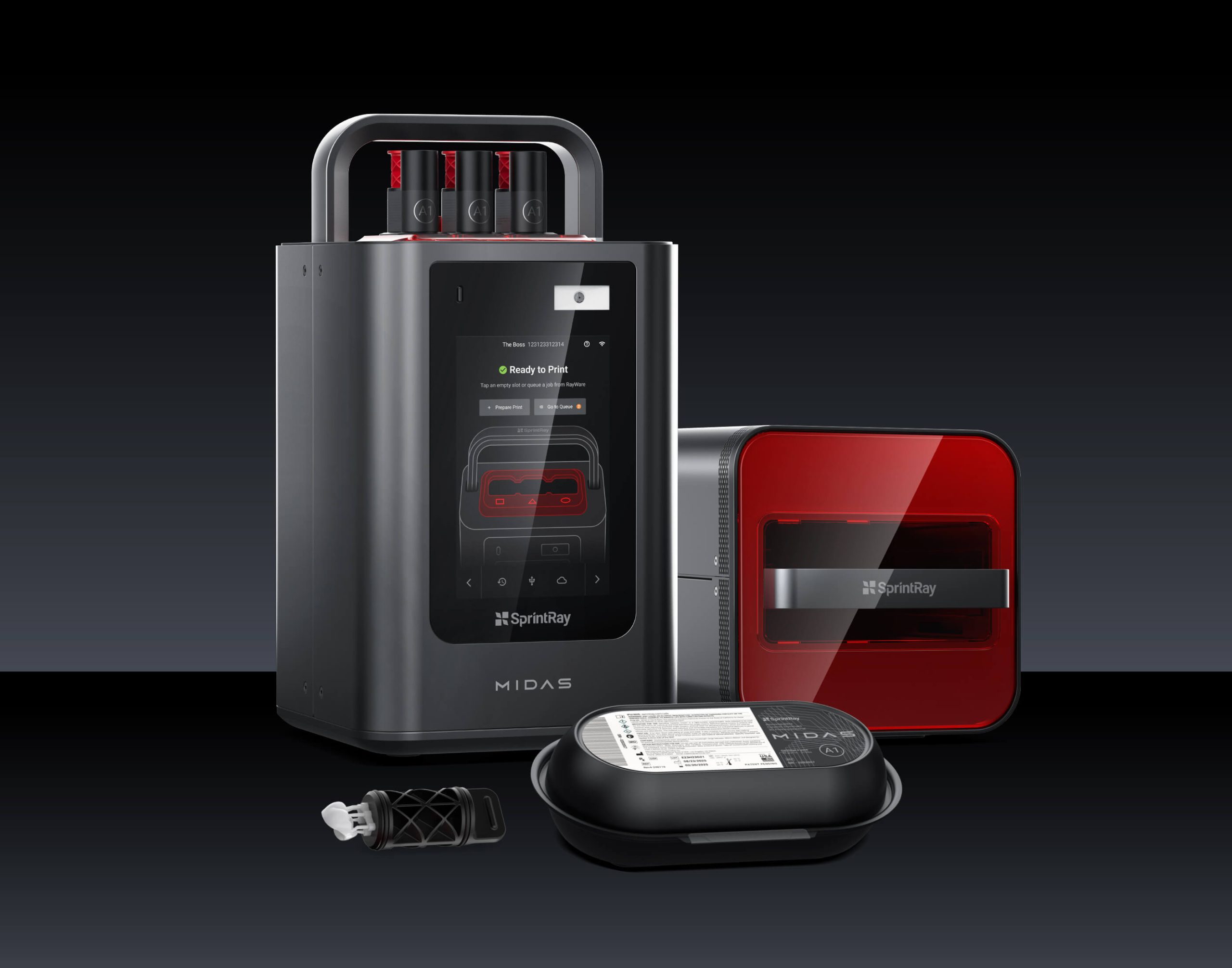 Midas in der Praxis: Scan, Design, Druck, Charakterisieren